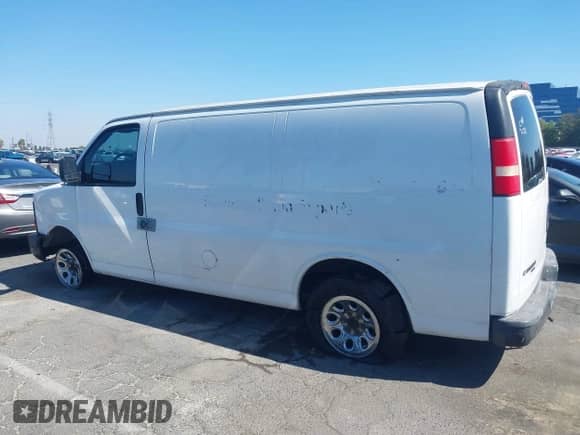 2014 Chevrolet Express Cargo with VIN 1GCSGAFX0E1151064, listed as a IAAI auction lot 42945507 with 163,170 mi miles and . Bid and sale history available at DreamBid. Image 14.