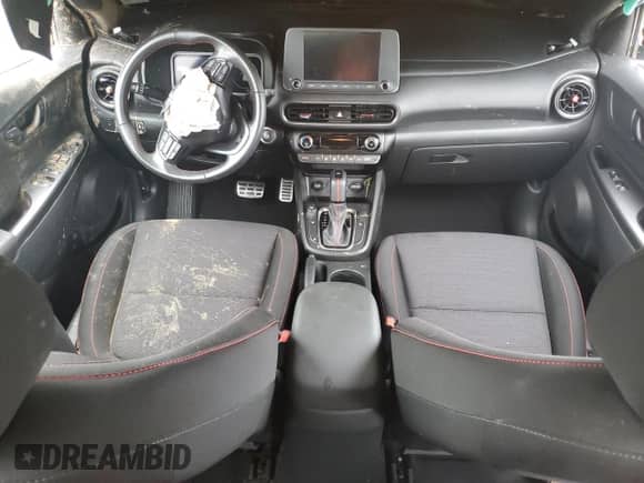 2022 Hyundai Kona N Line with VIN KM8K33A35NU927890, listed as a Copart auction lot 65030895 with 37,040 mi miles and Salvage title. Bid and sale history available at DreamBid. Image 8.