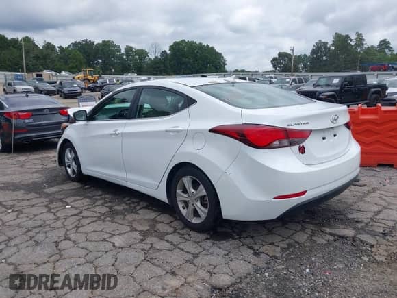 2016 Hyundai Elantra SE with VIN 5NPDH4AE7GH771712, listed as a IAAI auction lot 42937409 with 128,596 mi miles and . Bid and sale history available at DreamBid. Image 3.