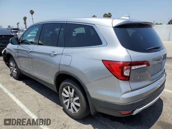 2021 Honda Pilot EX with VIN 5FNYF5H37MB034540, listed as a Copart auction lot 60372405 with 11,830 mi miles and Salvage title. Bid and sale history available at DreamBid. Image 2.