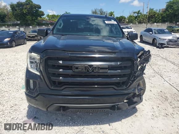 2021 GMC Sierra 1500 Elevation with VIN 3GTP8CED0MG437812, listed as a Copart auction lot 68004355 with 71,345 mi miles and Salvage title. Bid and sale history available at DreamBid. Image 5.