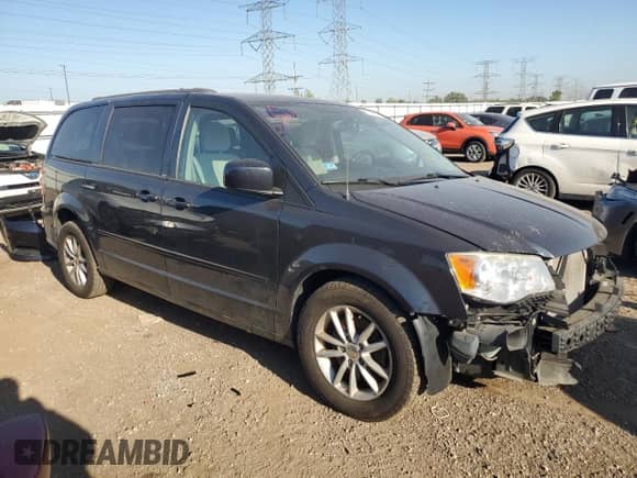 2013 Dodge Grand Caravan SXT with VIN 2C4RDGCG3DR746774, listed as a Copart auction lot 81789625 with 102,838 mi miles and Salvage title. Bid and sale history available at DreamBid. Image 4.