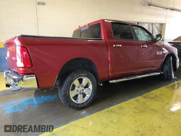 2015 Ram 1500 Big Horn with VIN 1C6RR7LT1FS611333, listed as a Copart auction lot 70217635 with 95,295 mi miles and Clean title. Bid and sale history available at DreamBid. Image 3.