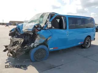 2012 Chevrolet Express Passenger 1LT с VIN 1GNSGCF45C1112461, выставлен на аукционе Copart как лот 64808214 с пробегом Не указан миль и На запчасти • Non repairable. История ставок и продаж доступна на DreamBid. Изображение 1.
