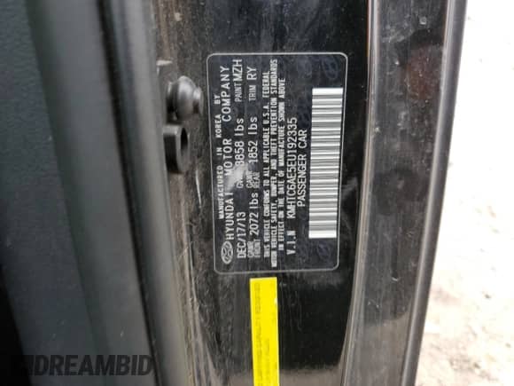 2014 Hyundai Veloster Turbo R-Spec с VIN KMHTC6AE5EU192335, выставлен на аукционе Copart как лот 55223745 с пробегом 188 519 миль миль и Списание • Salvage title. История ставок и продаж доступна на DreamBid. Изображение 13.