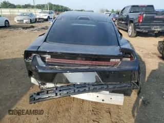 2025 Dodge Charger R/T with VIN 2C3CDBCK9SR543354, listed as a Copart auction lot 67975215 with 2,898 mi miles and Salvage title. Bid and sale history available at DreamBid. Image 6.