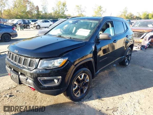 2018 Jeep Compass Trailhawk z VIN 3C4NJDDB4JT231283, wystawiony jako IAAI lot #43371219 z przebiegiem 134 712 mil mil oraz . Historia ofert i sprzedaży dostępna na DreamBid. Obrazek 17.