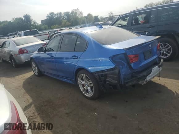 2017 BMW 3 Series 330i xDrive with VIN WBA8D9C37HA004826, listed as a Copart auction lot 84215645 with 122,332 mi miles and Salvage title. Bid and sale history available at DreamBid. Image 2.