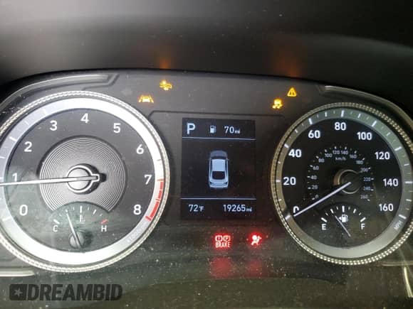 2022 Hyundai Sonata SE with VIN KMHL24JA7NA228676, listed as a Copart auction lot 62430675 with 19,265 mi miles and Salvage title. Bid and sale history available at DreamBid. Image 9.