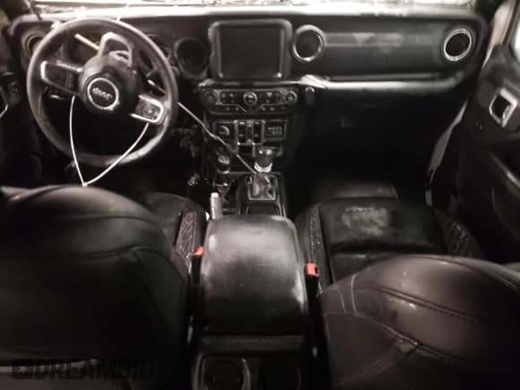 2021 Jeep Wrangler Unlimited Sahara High Altitude with VIN 1C4HJXEM0MW701659, listed as a Copart auction lot 86543654 with Not provided miles and Salvage title. Bid and sale history available at DreamBid. Image 8.