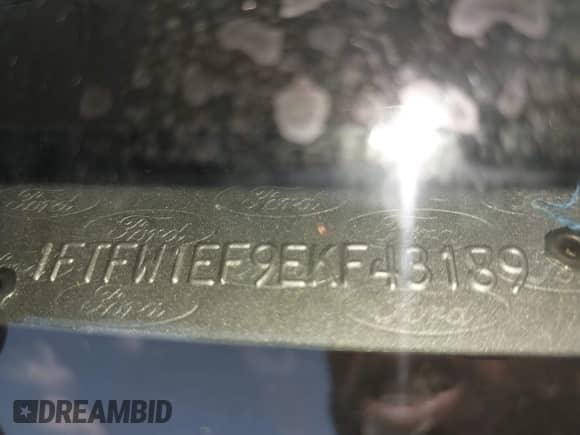 2014 Ford F-150 XLT with VIN 1FTFW1EF9EKF43189, listed as a IAAI auction lot 43225113 with 114,757 mi miles and . Bid and sale history available at DreamBid. Image 9.