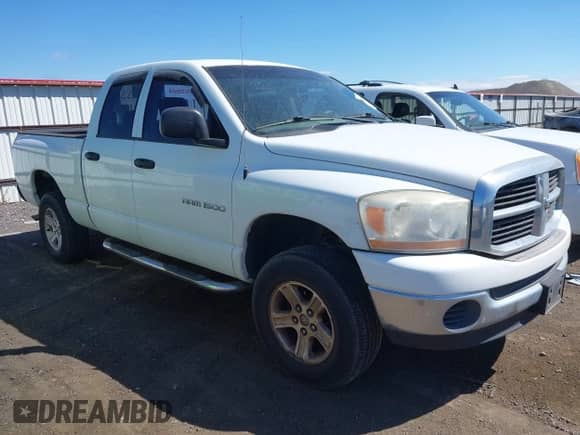2006 Dodge 1500 SLT с VIN 1D7HU18N26S578052, выставлен на аукционе IAAI как лот 42926837 с пробегом 162 290 миль миль и . История ставок и продаж доступна на DreamBid. Изображение 1.