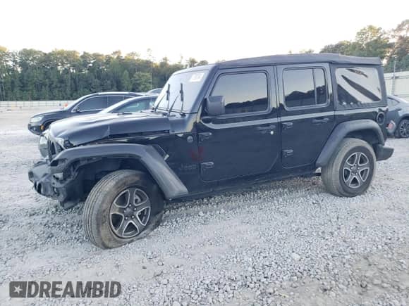 2022 Jeep Wrangler Unlimited High Tide with VIN 1C4HJXDG1NW134486, listed as a Copart auction lot 75280764 with 61,282 mi miles and Salvage title. Bid and sale history available at DreamBid. Image 1.