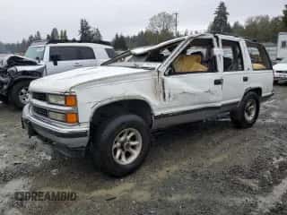 1997 Chevrolet Tahoe с VIN 1GNEK13R3VJ327002, выставлен на аукционе Copart как лот 78852764 с пробегом 193 641 миль миль и Списание • Salvage title. История ставок и продаж доступна на DreamBid. Изображение 1.