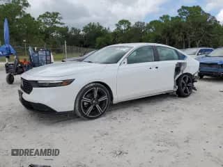 2023 Honda Accord Sport with VIN 1HGCY2F54PA064875, listed as a Copart auction lot 83963215 with 30,027 mi miles and Salvage title. Bid and sale history available at DreamBid. Image 1.