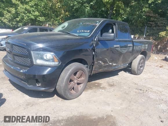 2014 Ram 1500 Express with VIN 1C6RR6FT3ES235125, listed as a IAAI auction lot 43362054 with 202,261 mi miles and . Bid and sale history available at DreamBid. Image 2.