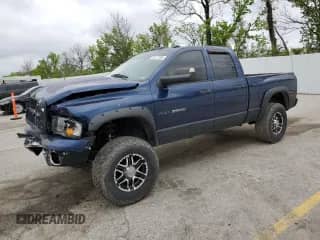 2004 Dodge 2500 SLT with VIN 3D7KU28C64G179580, listed as a Copart auction lot 53911985 with 343,494 mi miles and Salvage title. Bid and sale history available at DreamBid. Image 1.
