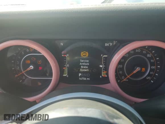 2022 Jeep Wrangler Unlimited Sahara Altitude with VIN 1C4HJXEG0NW240264, listed as a Copart auction lot 75256214 with 16,756 mi miles and Salvage title. Bid and sale history available at DreamBid. Image 9.