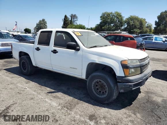2005 Chevrolet Colorado 1SB LS Z85 with VIN 1GCCS138458163323, listed as a Copart auction lot 66230795 with 189,391 mi miles and Salvage title. Bid and sale history available at DreamBid. Image 4.
