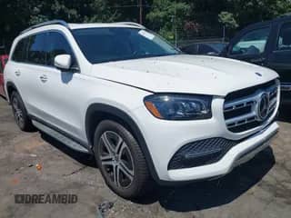2021 Mercedes-Benz GLS 450 with VIN 4JGFF5KE3MA443561, listed as a IAAI auction lot 42874228 with 62,048 mi miles and . Bid and sale history available at DreamBid. Image 1.