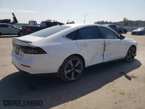 2023 Honda Accord Sport with VIN 1HGCY2F5XPA039320, listed as a Copart auction lot 84180925 with 35,566 mi miles and Salvage title. Bid and sale history available at DreamBid. Image 3.