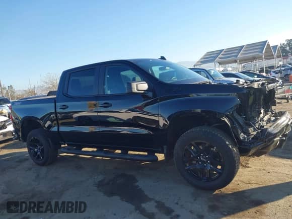 2024 Chevrolet Silverado 1500 Custom Trail Boss with VIN 3GCPDCEK6RG332029, listed as a IAAI auction lot 41299212 with 7,480 mi miles and . Bid and sale history available at DreamBid. Image 14.