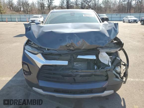 2022 Chevrolet Blazer LT с VIN 3GNKBJRS7NS208946, выставлен на аукционе Copart как лот 54530475 с пробегом 27 569 миль миль и Списание • Salvage title. История ставок и продаж доступна на DreamBid. Изображение 5.