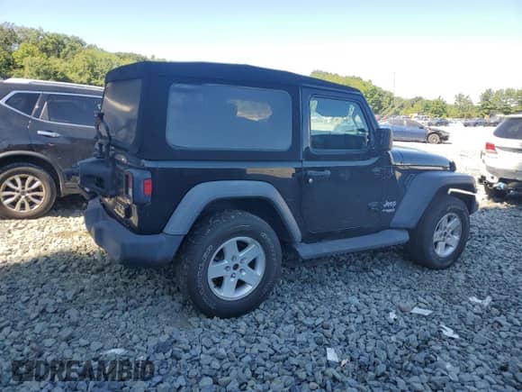 2018 Jeep Wrangler Sport with VIN 1C4GJXAG1JW153310, listed as a Copart auction lot 70487845 with 70,247 mi miles and Salvage title. Bid and sale history available at DreamBid. Image 3.