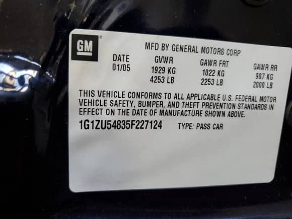 2005 Chevrolet Malibu LT z VIN 1G1ZU54835F227124, wystawiony jako Copart lot #70872554 z przebiegiem 178 895 mil mil oraz Czysty tytuł • Clean title. Historia ofert i sprzedaży dostępna na DreamBid. Obrazek 13.