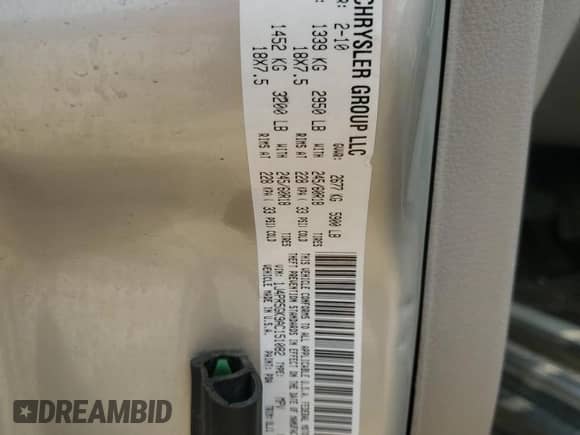 2010 Jeep Grand Cherokee Limited z VIN 1J4PR5GK9AC151082, wystawiony jako Copart lot #59121575 z przebiegiem 152 372 mil mil oraz Nie do naprawy • Non repairable. Historia ofert i sprzedaży dostępna na DreamBid. Obrazek 13.