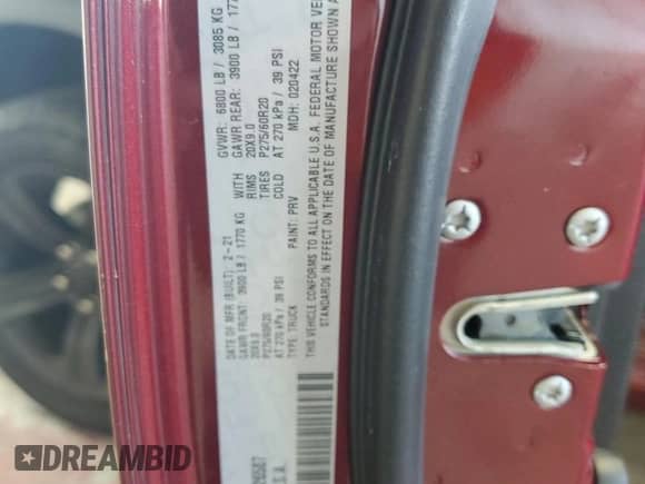 2021 Ram 1500 Warlock z VIN 1C6RR7GG9MS526587, wystawiony jako Copart lot #66343935 z przebiegiem 61 286 mil mil oraz Szkoda całkowita • Salvage title. Historia ofert i sprzedaży dostępna na DreamBid. Obrazek 13.