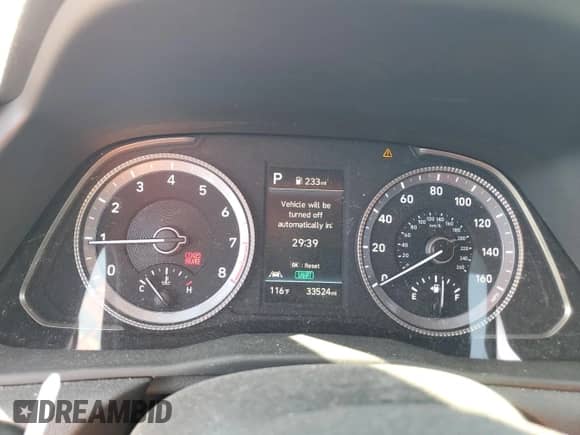 2023 Hyundai Sonata SEL с VIN KMHL64JA1PA307980, выставлен на аукционе Copart как лот 61806615 с пробегом 33 524 миль миль и Списание • Salvage title. История ставок и продаж доступна на DreamBid. Изображение 9.