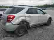 2016 Chevrolet Equinox LT with VIN 2GNFLFE37G6160618, listed as a Copart auction lot 59182965 with 47,548 mi miles and Non repairable. Bid and sale history available at DreamBid. Image 3.