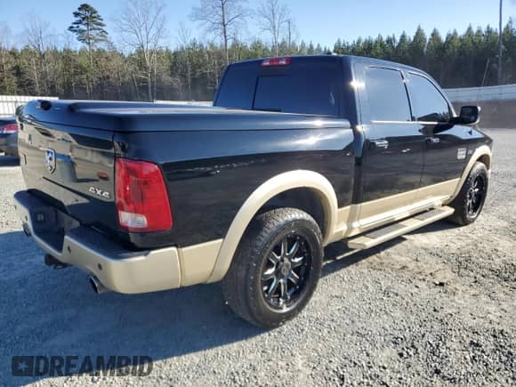 2012 Ram 1500 Laramie Longhorn z VIN 1C6RD7PTXCS172086, wystawiony jako Copart lot #41462525 z przebiegiem 180 377 mil mil oraz Czysty tytuł • Clean title. Historia ofert i sprzedaży dostępna na DreamBid. Obrazek 3.