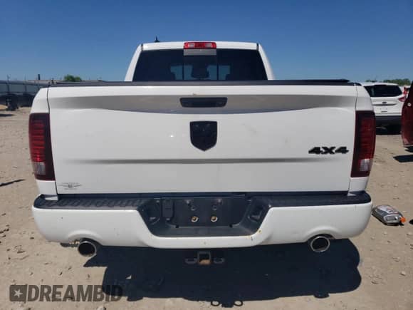 2018 Ram 1500 Sport with VIN 1C6RR7UT6JS197568, listed as a Copart auction lot 58298364 with Not provided miles and Clean title. Bid and sale history available at DreamBid. Image 6.