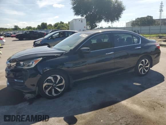 2017 Honda Accord EX-L with VIN 1HGCR3F02HA040535, listed as a Copart auction lot 68521765 with 94,237 mi miles and Salvage title. Bid and sale history available at DreamBid. Image 1.