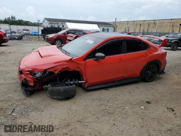 2022 Subaru WRX Premium with VIN JF1VBAF61N9013771, listed as a Copart auction lot 67390115 with 44,267 mi miles and Salvage title. Bid and sale history available at DreamBid. Image 1.