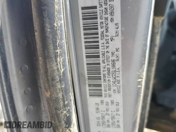 2016 Jeep Wrangler Rubicon with VIN 1C4BJWCG5GL100606, listed as a Copart auction lot 60307055 with 75,206 mi miles and Salvage title. Bid and sale history available at DreamBid. Image 12.