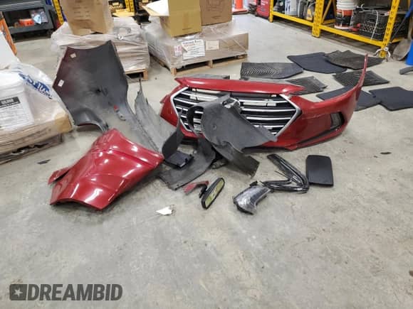 2017 Hyundai Elantra Value Edition with VIN KMHD84LF4HU425531, listed as a Copart auction lot 69667515 with 62,244 mi miles and Salvage title. Bid and sale history available at DreamBid. Image 12.