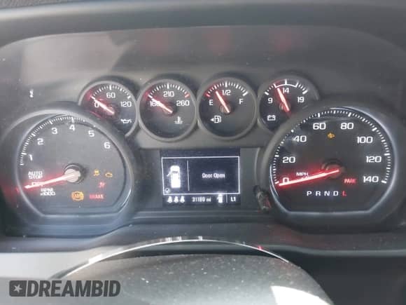 2024 Chevrolet Silverado 1500 Custom with VIN 1GCPABEKXRZ218666, listed as a IAAI auction lot 42652969 with 31,189 mi miles and . Bid and sale history available at DreamBid. Image 7.