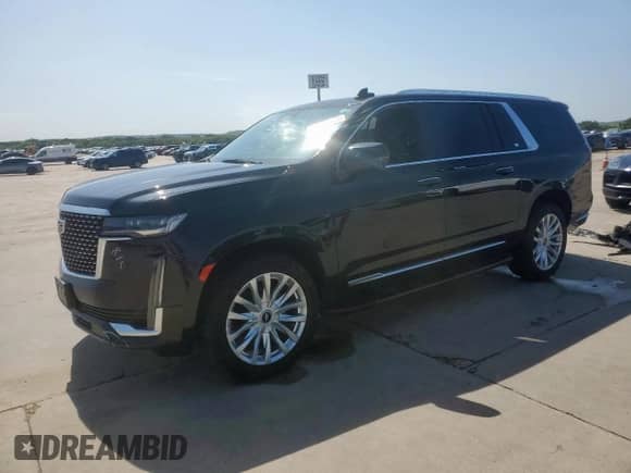 2023 Cadillac Escalade with VIN 1GYS4JKT2PR397110, listed as a Copart auction lot 62774085 with 138,328 mi miles and Clean title. Bid and sale history available at DreamBid. Image 1.