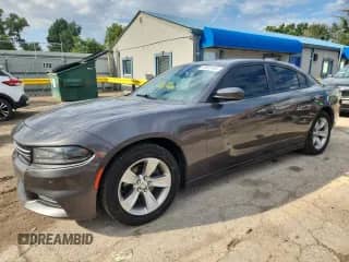 2015 Dodge Charger SE with VIN 2C3CDXBG7FH726886, listed as a Copart auction lot 80687465 with 153,436 mi miles and Salvage title. Bid and sale history available at DreamBid. Image 1.