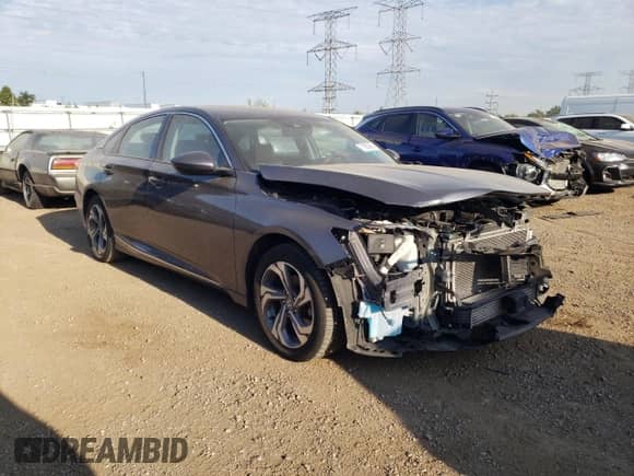 2020 Honda Accord EX-L with VIN 1HGCV1F52LA026686, listed as a Copart auction lot 71925265 with 69,960 mi miles and Salvage title. Bid and sale history available at DreamBid. Image 4.