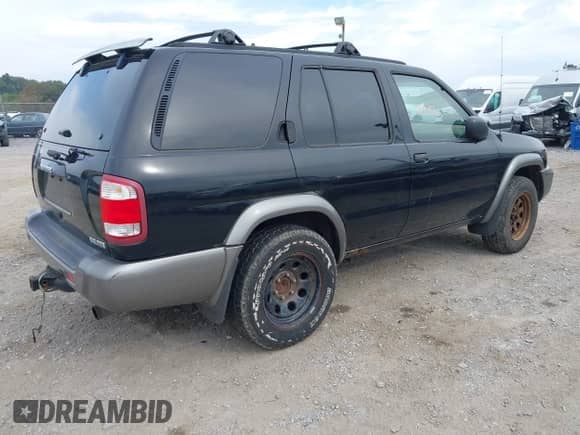 2001 Nissan Pathfinder SE z VIN JN8DR07Y01W502836, wystawiony jako IAAI lot #43290556 z przebiegiem 175 075 mil mil oraz . Historia ofert i sprzedaży dostępna na DreamBid. Obrazek 4.