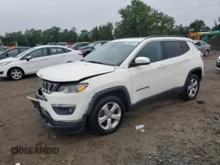 2018 Jeep Compass Latitude with VIN 3C4NJDBB5JT112726, listed as a Copart auction lot 69066675 with 78,934 mi miles and Salvage title. Bid and sale history available at DreamBid. Image 1.