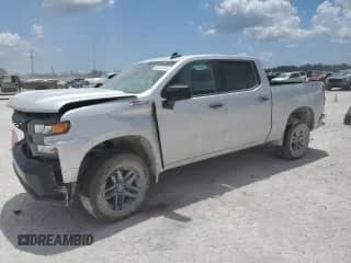 2022 Chevrolet Silverado 1500 Custom Trail Boss with VIN 3GCPYCEK7NG190983, listed as a Copart auction lot 53241744 with 71,301 mi miles and Non repairable. Bid and sale history available at DreamBid. Image 1.
