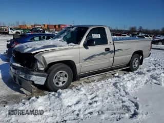 2004 Chevrolet Silverado 1500 Work Truck with VIN 1GCEC14VX4Z263980, listed as a Copart auction lot 41377075 with 114,376 mi miles and Salvage title. Bid and sale history available at DreamBid. Image 1.