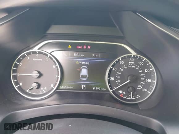 2023 Nissan Murano SL with VIN 5N1AZ2CS2PC129865, listed as a IAAI auction lot 42989781 with 61,666 mi miles and . Bid and sale history available at DreamBid. Image 7.