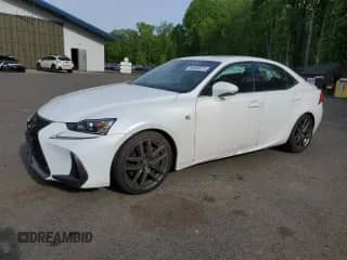 2020 Lexus IS 350 F Sport z VIN JTHGZ1E25L5018312, wystawiony jako Copart lot #56530075 z przebiegiem 45 954 mil mil oraz Szkoda całkowita • Salvage title. Historia ofert i sprzedaży dostępna na DreamBid. Obrazek 1.