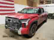 2025 Toyota Tundra SR5 with VIN 5TFLA5EC2SX038074, listed as a Copart auction lot 70862645 with Not provided miles and Salvage title. Bid and sale history available at DreamBid. Image 1.